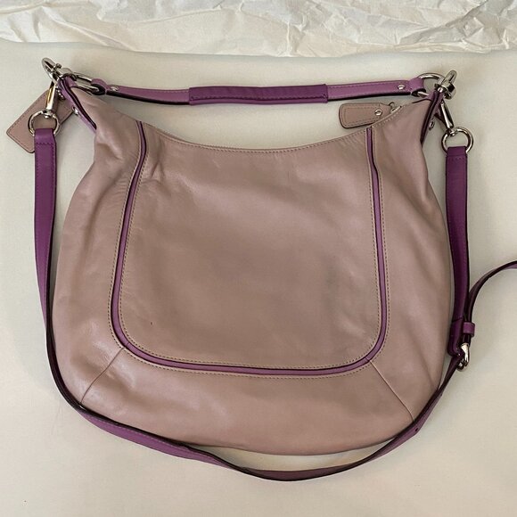 COACH KRISTIN SPECTATOR LEATHER HOBO BAG - Picture 3 of 10